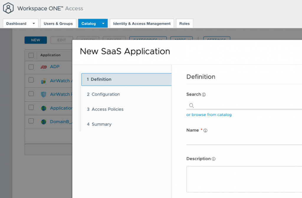 WS1 Access WS1 Access
